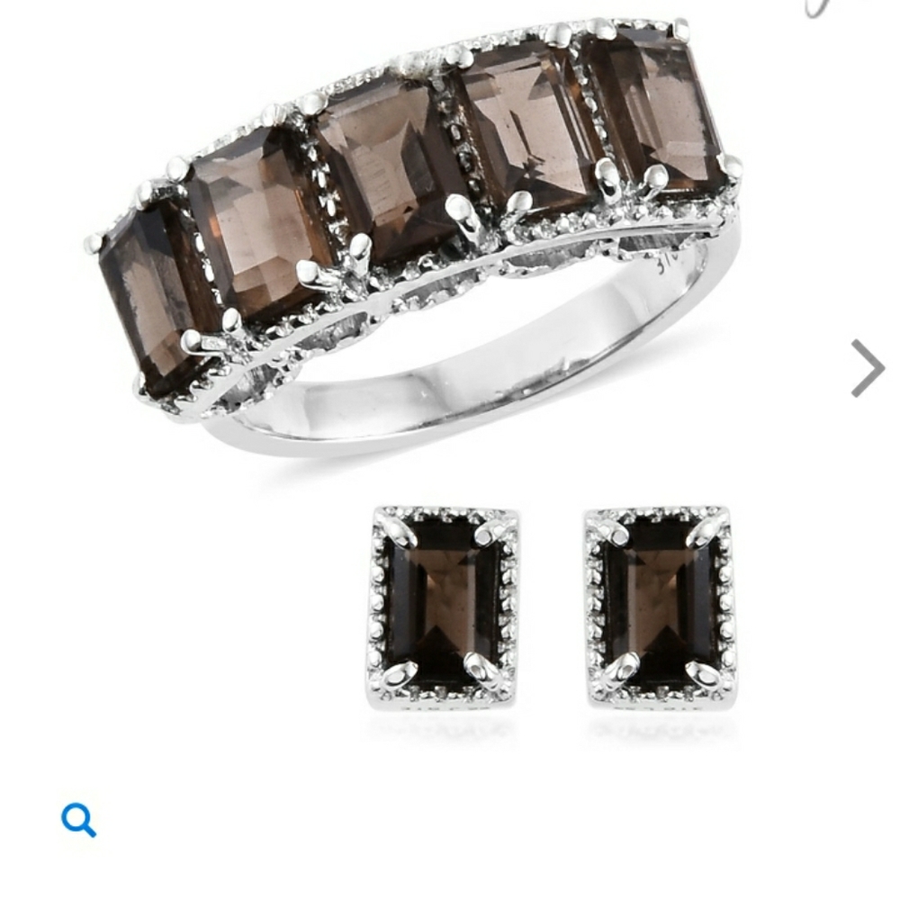 Smoky Quartz Set